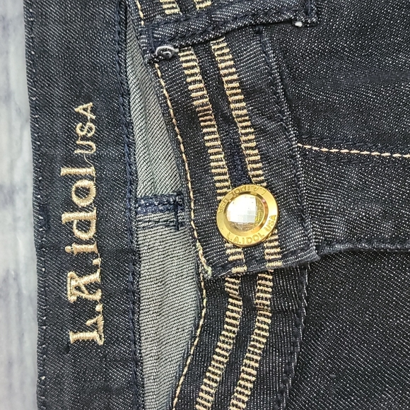 L.A. Idol Jeans Junior's Size 11 Denim Noot Cut - Picture 6 of 9